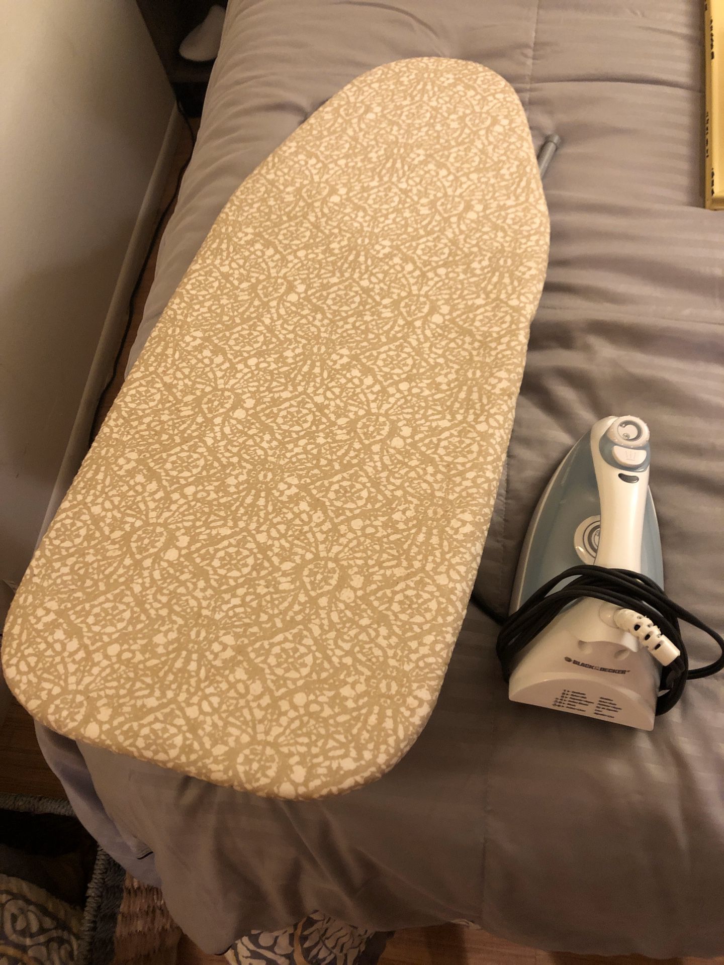 Tabletop ironing board (iron not included)
