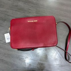 Michael Kors Leather Crossbody Bag