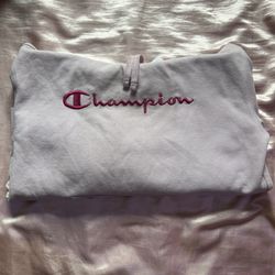 Baby Pink Champion Hoodie