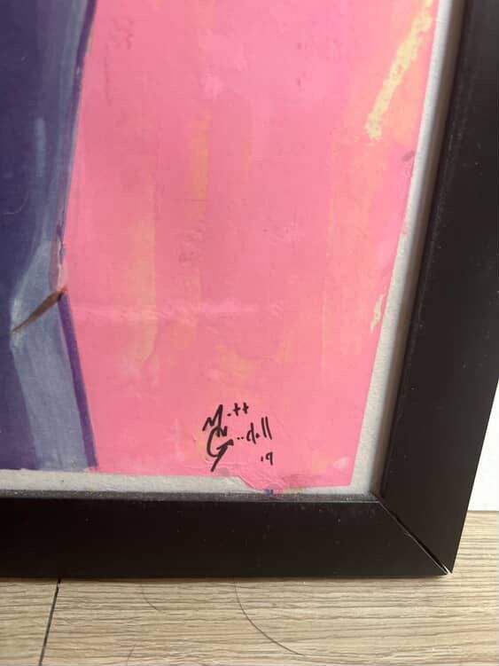 ✨ Original Matthew Goodall “Spacegirls” Painting – Gallery Show Piece ✨