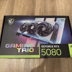 New MSI 5080 RTX Gaming Trio Video Card