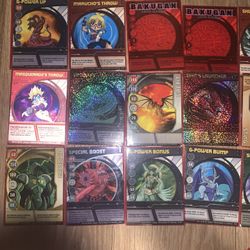 Bakugan Cards W/protective Sleeves 