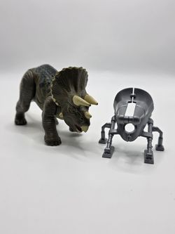Kenner Jurassic Park Lost World 1997 Triceratops Trike-O Figure Green