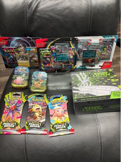 Pokémon TCG Mega Evolution Bundle. This collection features sealed products from the Perfect Order and Phantasmal Flames series.