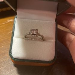 Engagement Ring With matching Wedding Band