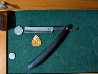 W. E. Mc Donald "Mack" straight razor shave ready