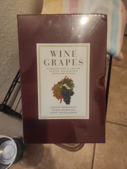 Wine grapes hardback book