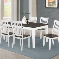 New Dinning Set With 6 Chairs On Sale Now Don't Miss