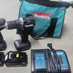 In like new condition set of Makita drills