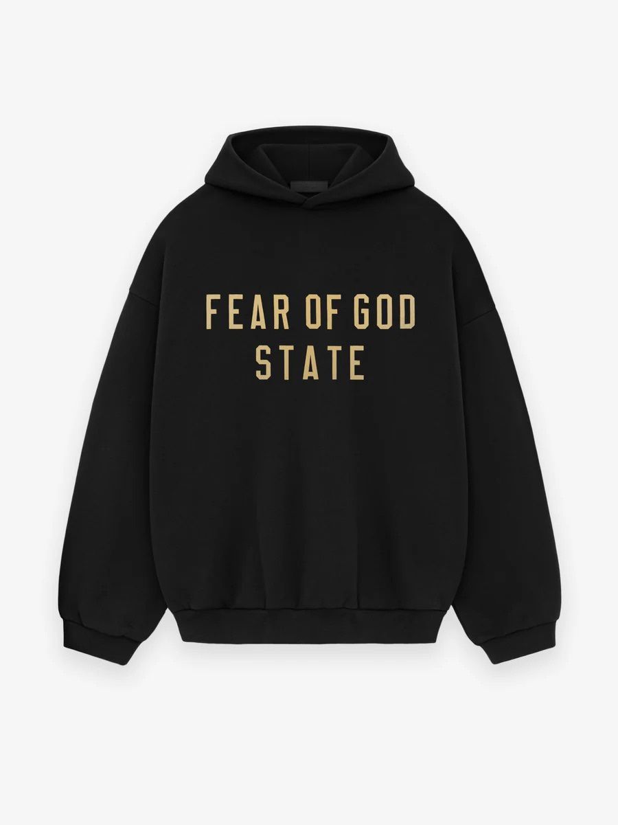 Fear Of God State Fleece Black Hoodie Authentic Size Small