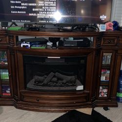 Fireplace TV Stand