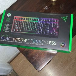 Razer BlackWidow V3 Tenkeyless - Green Switch Compact Mechanical Gaming Keyboard Razor Chrome Rgb New Sealed 