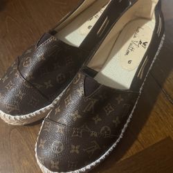 Size 9 Canvas Slip Ons