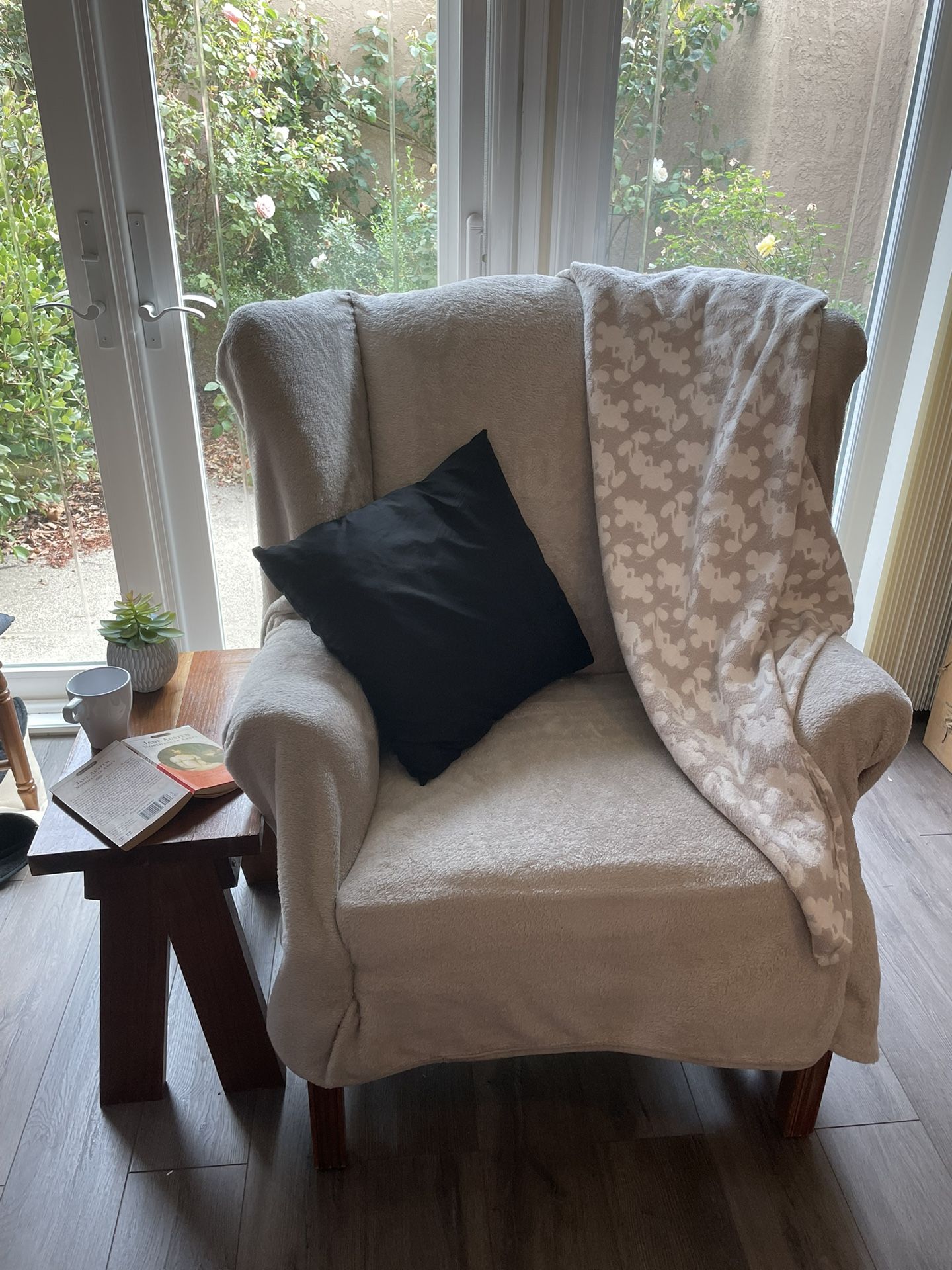 Fabric Wingback Chair