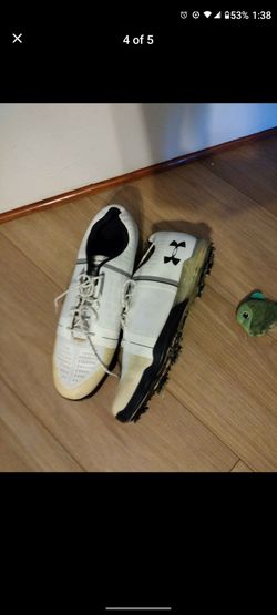 Men's armor golf shoes size 11