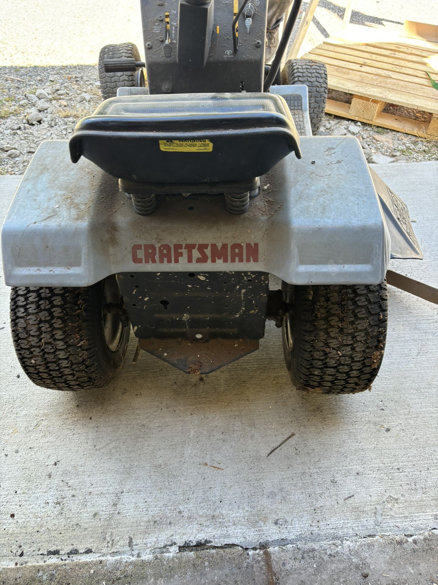 Craftsman Tractor Mower Not Working Condition 