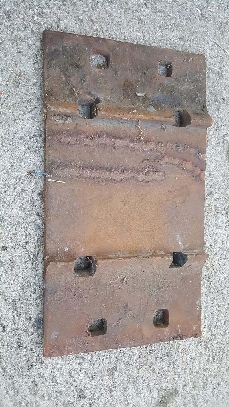 Piece Of Railroad Metal Steel blacksmith Tool Tools Anvil Plate