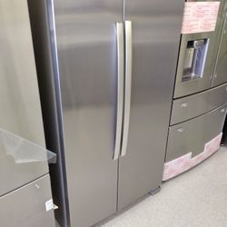 WHIRLPOOL BASIC SIDE BY SIDE REFRIGERATOR OPEN BOX ITEM 0Z3