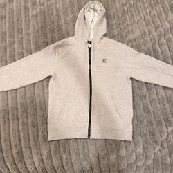  Hurley Gray Zip-Up Hoodie – Size  S– Clean