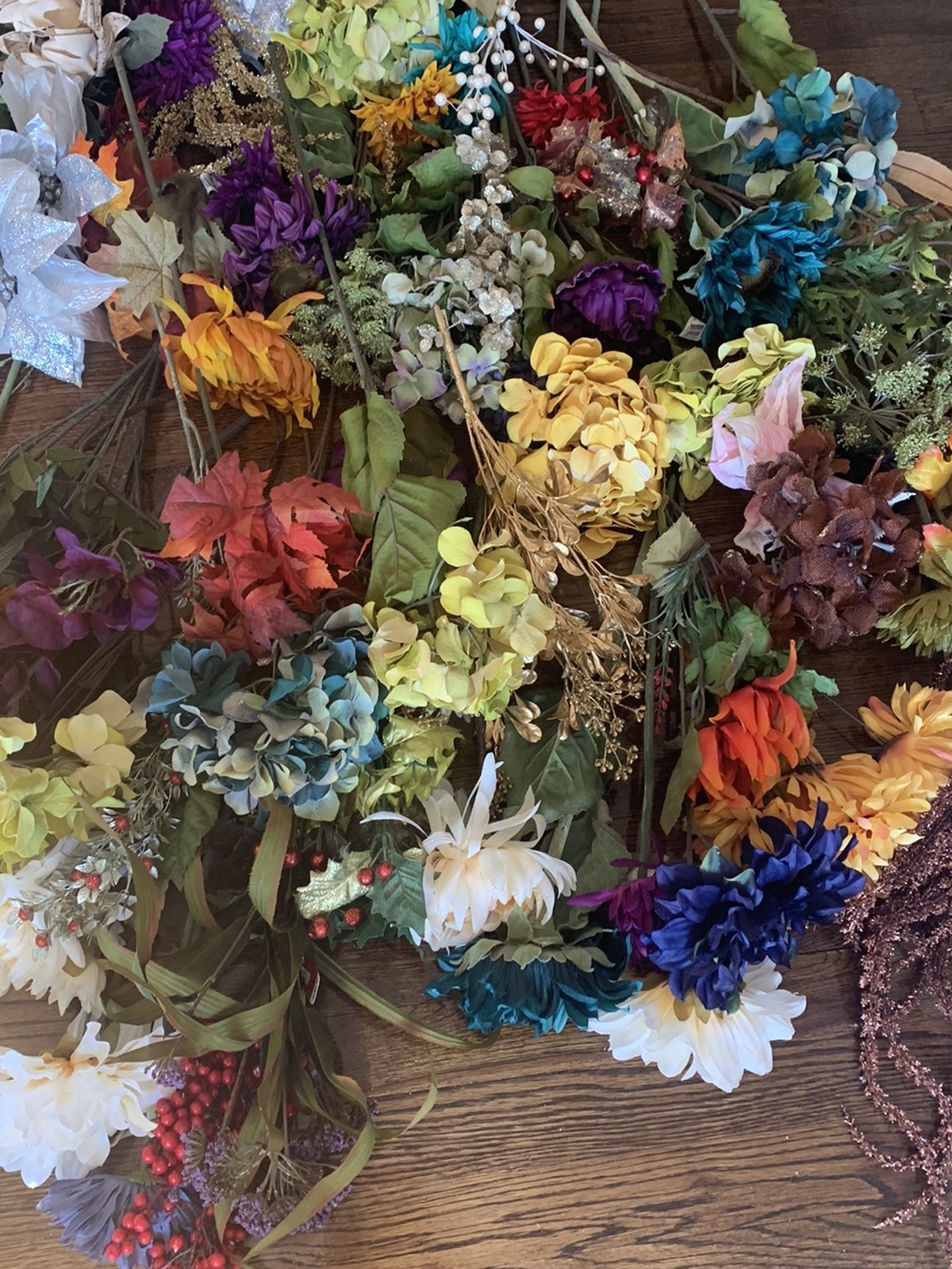 Lot Of Fake Flowers