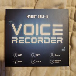 Magnetic voice recorder