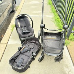 Stroller And Car Seat And Bed 