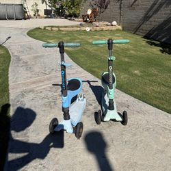 LASCOOTA KIDS SCOOTERS BOTH FOR $25