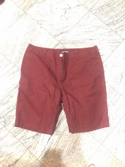 Express Men’s Chino Shorts Burgundy