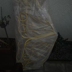 Yellow Butterfly Brand New Metal Never Used Wrapped In Plastic 
