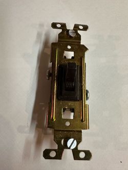 Sing pole brown switch