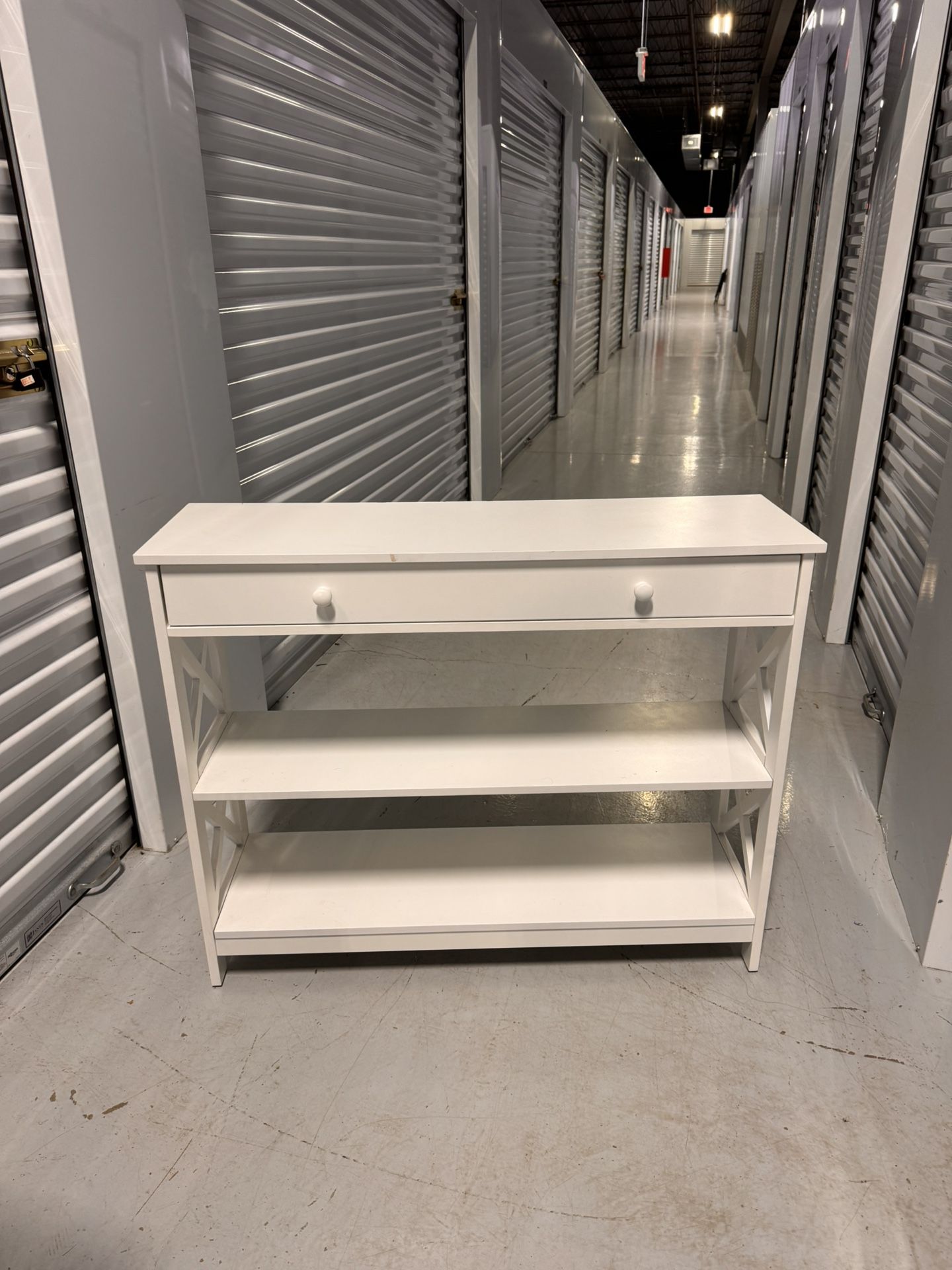 White Console Table