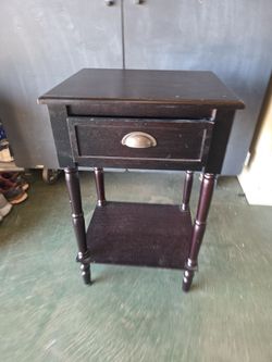 Table with single drawer