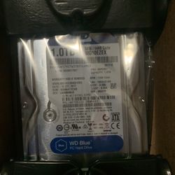 Western Digital Hard Drive 1tb 7200rpm Sata 6gb/s 3.5