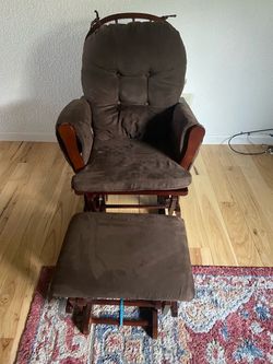 Cherry Wood Glider/With foot rest