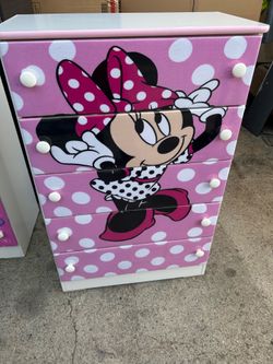 Minnie dresser available in different cartoon