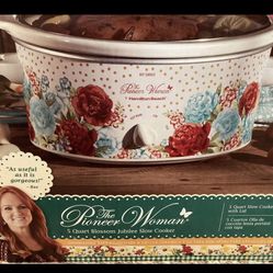 RARE & RETIRED Pioneer Woman Slow Cooker!