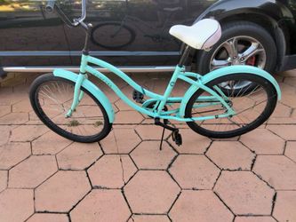 Beach cruiser light blue color working perfect $85