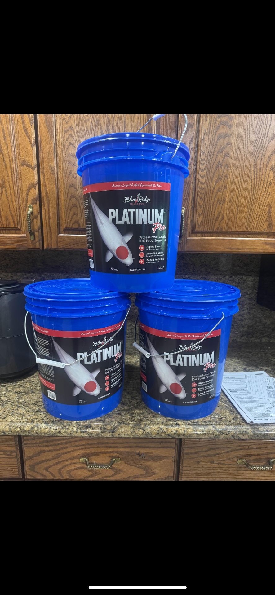 Blue ridge Premium Koi Fish Food 14lb Bucket