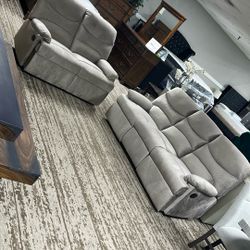 Black Friday Sale! Reclining Sofa Loveseat 2-pc Set $799
