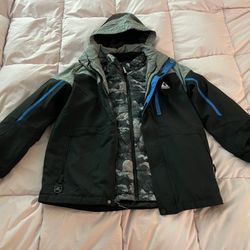 Boys Size L(12/14) 3in1 Coat