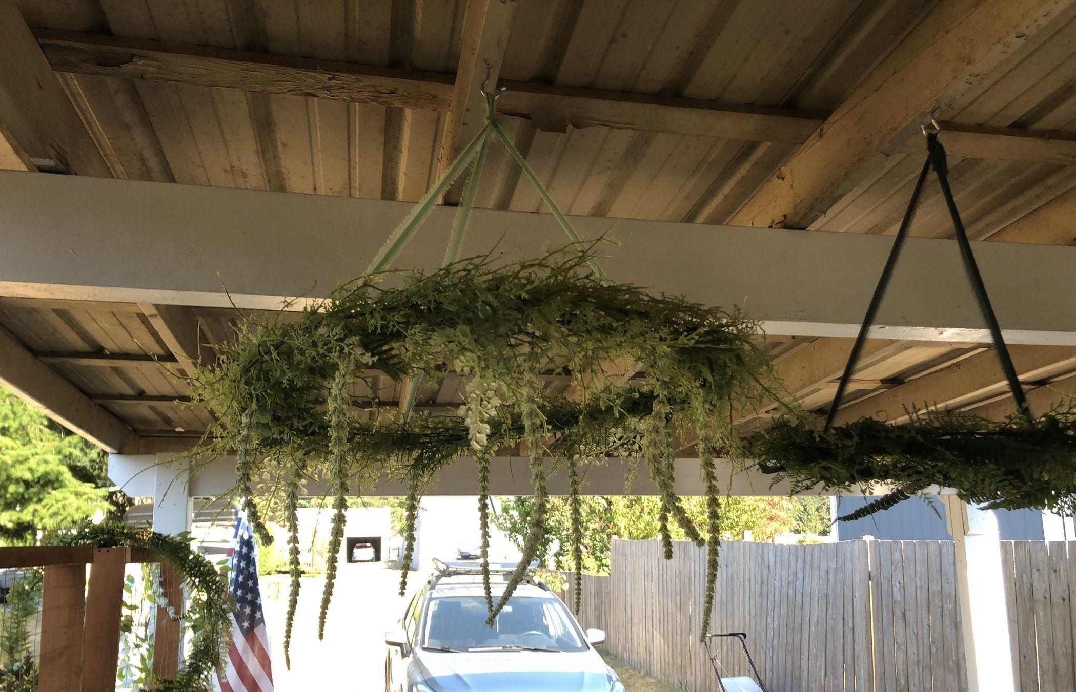 Free Greenery Chandeliers
