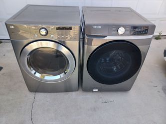 Washer and gas dryer