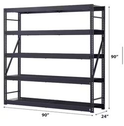 Husky 5 shelf industrial freestanding unit