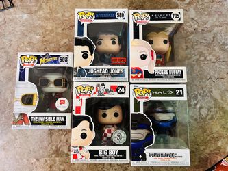 Funko Pop Invisible Man And 4 More