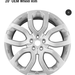 20" x 8.5" Factory OEM Wheel 2014 - 2017 Land Rover Range Rover Evoque