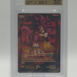 2026 MASTERS THREE GLORIOUS FIGHTER APEX EVOLUTION SLR SS4 SON GOKU MINI BGS 9.5