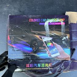 Colored car outlet chassis lamp