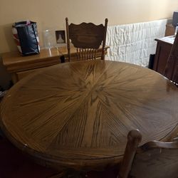 Table And 4 Matching Chairs