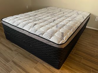King Bamboo Orthopedic Pillow Top Mattress and Boxspring!