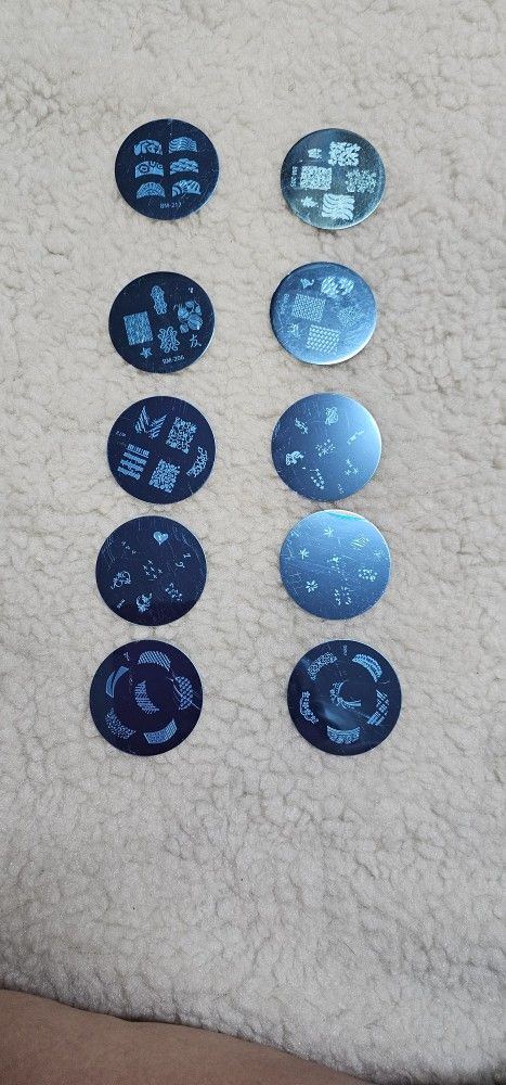 Stainless Steel Stamping Plates For Nail Art NEW